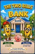 The Two Bills Go To The Bank - Book and Workbook